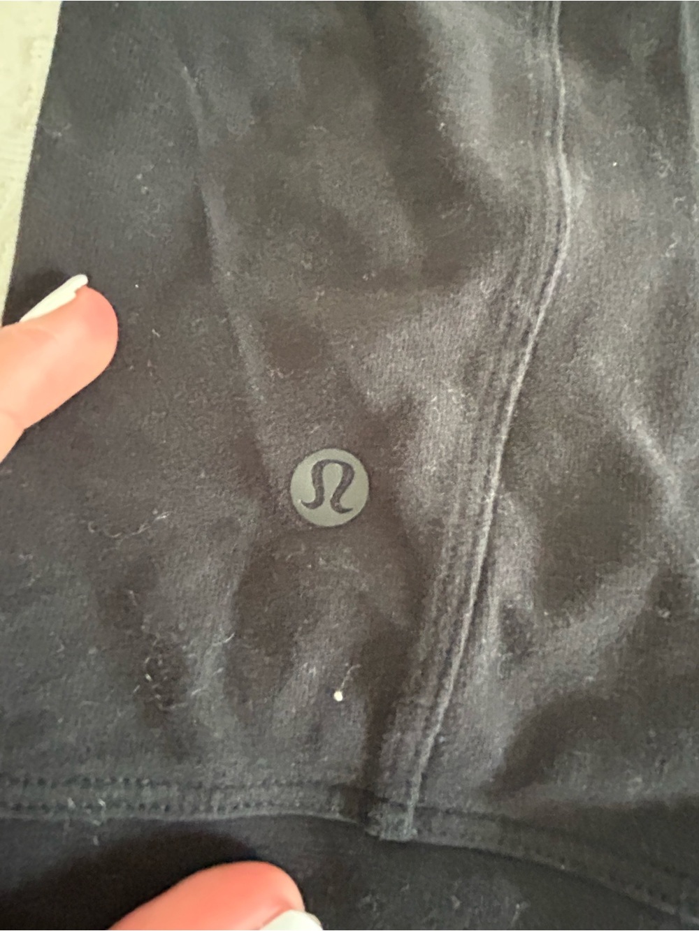 Lululemon Black hoodie with Signature Logo